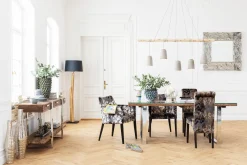 KARE Design Lampadario dal design moderno in legno e cemento - Dining Concrete cinque - KARE></noscript> Lampadari E Lampade A Sospensione