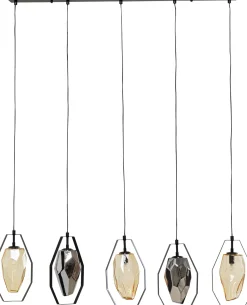KARE Design Lampadario Diamond Fever Dining nero 110cm - KARE></noscript> Lampadari E Lampade A Sospensione