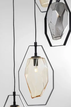 KARE Design Lampadario Diamond Fever Spiral nero Ø42cm - KARE></noscript> Lampadari E Lampade A Sospensione