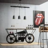 KARE Design Lampadario Dining Concrete Nero Tre - KARE> Lampadari E Lampade A Sospensione