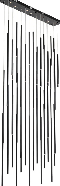 KARE Design Lampadario Living Vegas Deluxe nero opaco LED - KARE></noscript> Lampadari E Lampade A Sospensione