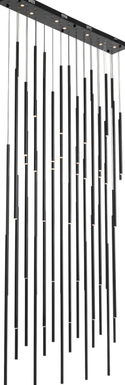 KARE Design Lampadario Living Vegas Deluxe nero opaco LED - KARE></noscript> Lampadari E Lampade A Sospensione