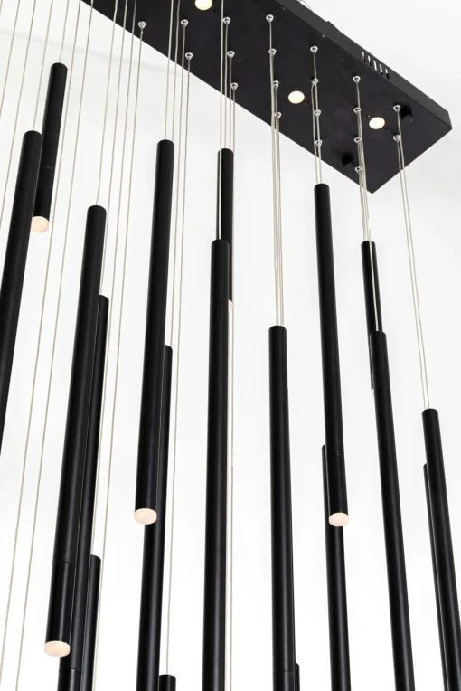 KARE Design Lampadario Living Vegas Deluxe nero opaco LED - KARE> Lampadari E Lampade A Sospensione