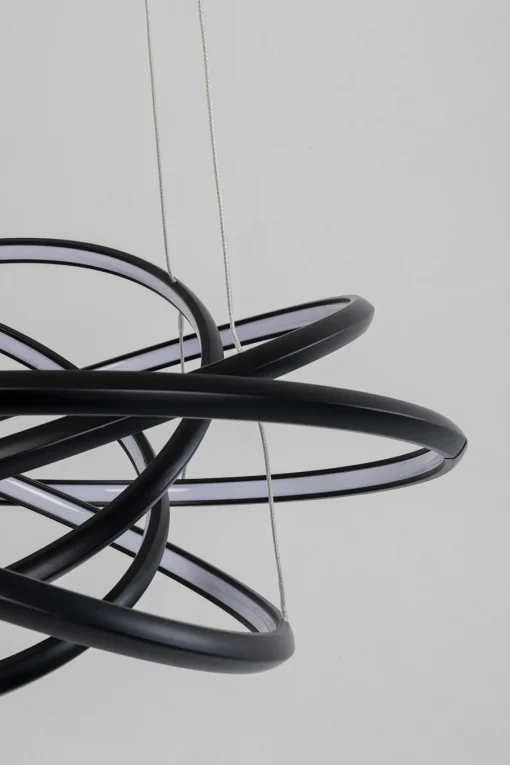 KARE Design Lampadario Saturno Nero Ø72cm - KARE> Lampadari E Lampade A Sospensione