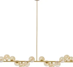 KARE Design LAMPADARIO SCALA BALLS OTTONE 150CM - KARE></noscript> Lampadari E Lampade A Sospensione