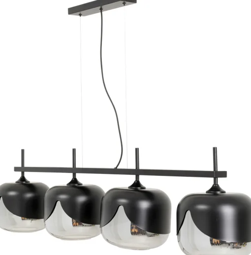 KARE Design Lampadario Smoke Goblet Quattro Ø25cm - KARE> Lampadari E Lampade A Sospensione