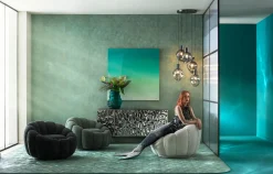 KARE Design Lampadario Supernova Smoky Cinque Ø50cm - KARE></noscript> Lampadari E Lampade A Sospensione