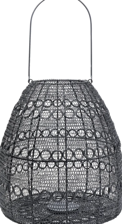 KARE Design Lanterna Hayat Cone nero 37cm - KARE> Lanterne