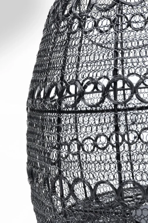 KARE Design Lanterna Hayat Cone nero 37cm - KARE> Lanterne