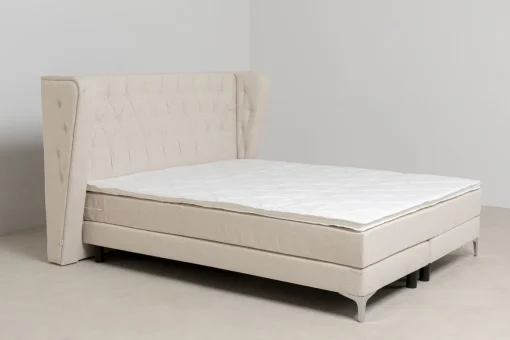 KARE Design Letto boxspring Benito Moon crema 180x200cm - KARE> Letti