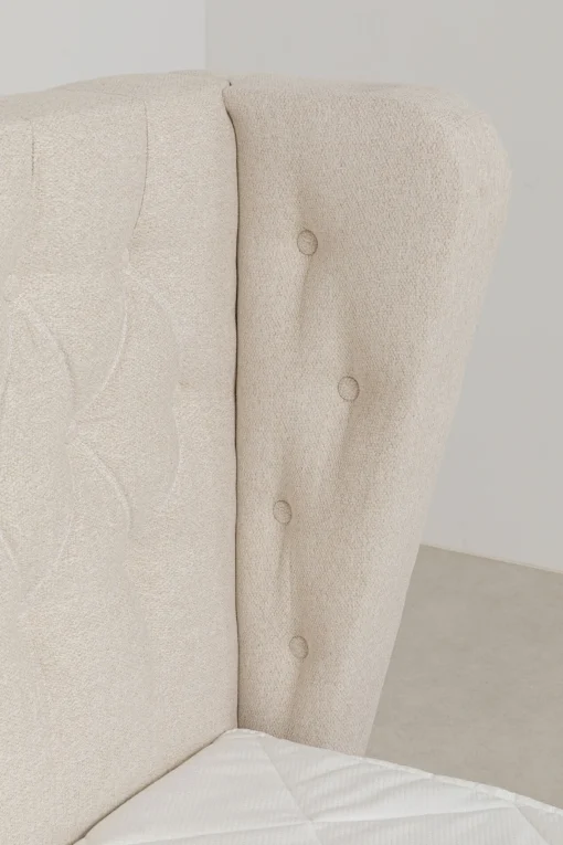 KARE Design Letto boxspring Benito Moon crema 180x200cm - KARE> Letti