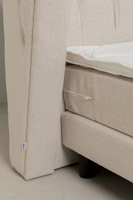 KARE Design Letto boxspring Benito Moon crema 180x200cm - KARE> Letti
