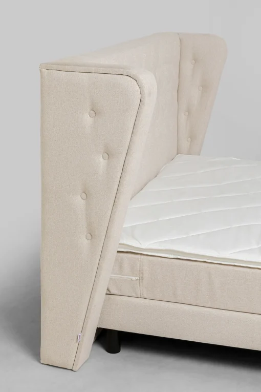 KARE Design Letto boxspring Benito Moon crema 160x200cm - KARE> Letti
