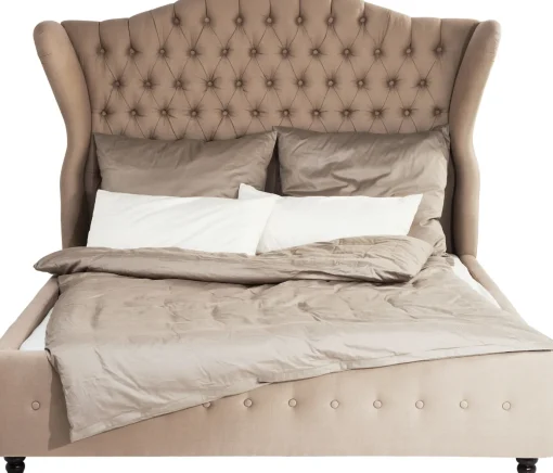 KARE Design Letto City Spirit 180x200 Cm Lino Naturale - KARE> Letti