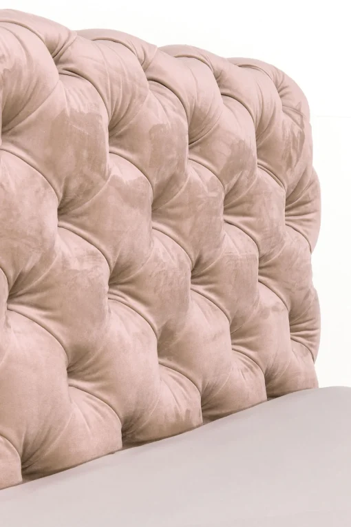 KARE Design Letto Desire velluto ecru 160x200cm - KARE> Letti