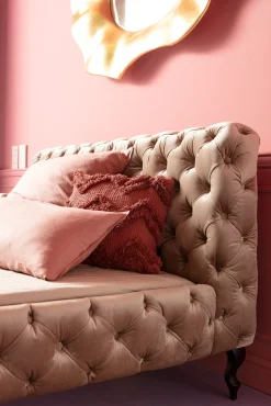 KARE Design Letto Desire velluto ecru 160x200cm - KARE></noscript> Letti