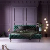 KARE Design Letto Desire velluto verde 160x200cm - KARE> Letti