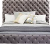 KARE Design Letto Desire 160x200 Cm Grigio Argento - KARE> Letti