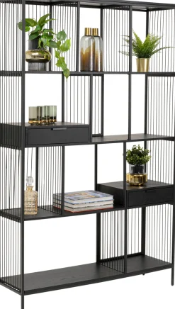KARE Design Libreria Bologna Nero 125x200cm - KARE></noscript> Librerie