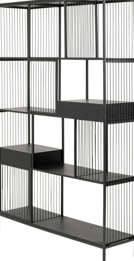 KARE Design Libreria Bologna Nero 125x200cm - KARE> Librerie