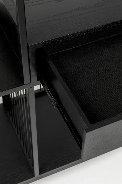 KARE Design Libreria Bologna Nero 125x200cm - KARE> Librerie