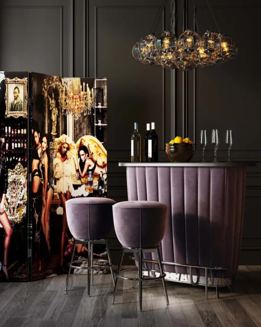 KARE Design Mobile Bar After Work Cromato - KARE> Bar