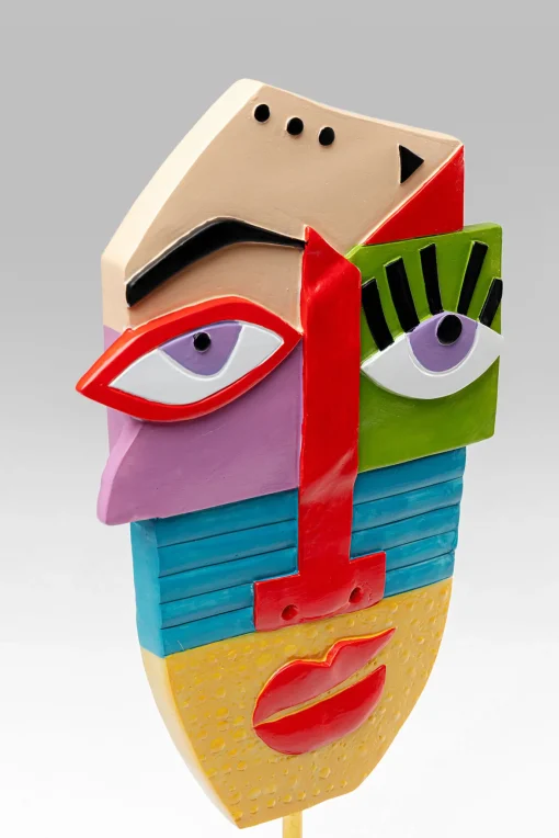 KARE Design Oggetto decorativo Abstract Face multicolore 52cm - KARE> Statuette Decorative