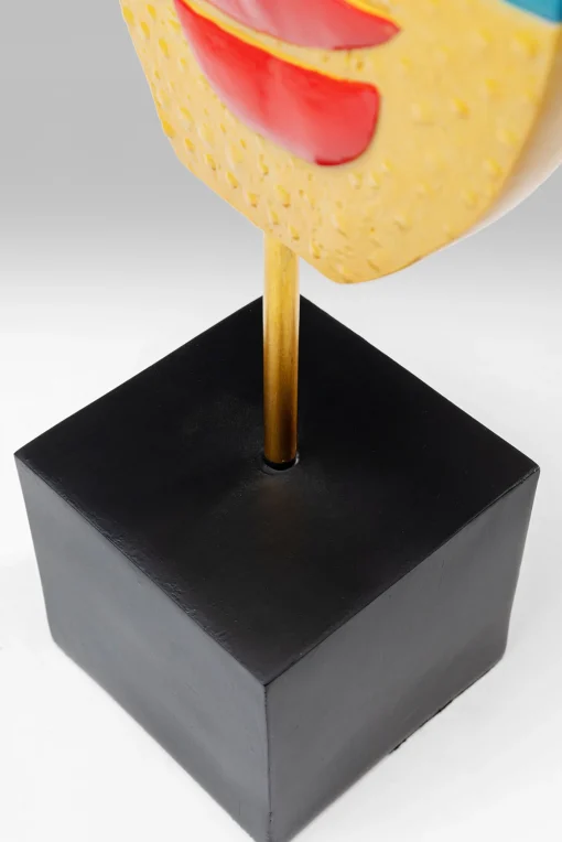 KARE Design Oggetto decorativo Abstract Face multicolore 52cm - KARE> Statuette Decorative