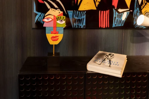 KARE Design Oggetto decorativo Abstract Face multicolore 52cm - KARE> Statuette Decorative