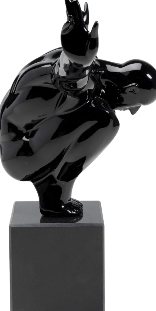 KARE Design Oggetto decorativo Athlet nero piccolo - KARE> Statuette Decorative