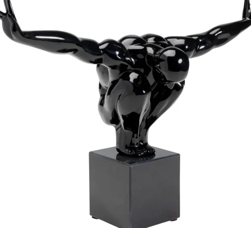KARE Design Oggetto decorativo Athlet nero piccolo - KARE> Statuette Decorative