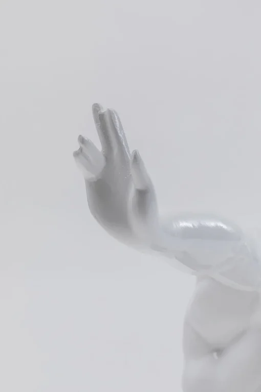 KARE Design Oggetto decorativo Athlet bianco piccolo - KARE> Statuette Decorative