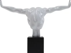 KARE Design Oggetto decorativo Athlet bianco piccolo - KARE></noscript> Statuette Decorative