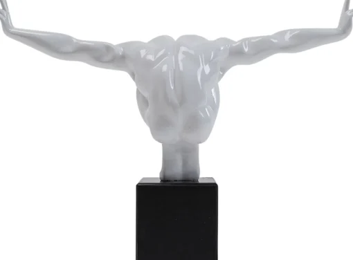 KARE Design Oggetto decorativo Athlet bianco piccolo - KARE> Statuette Decorative