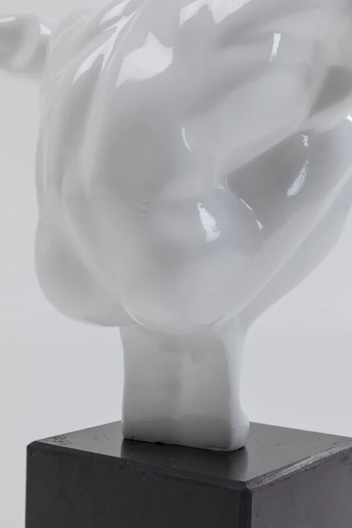 KARE Design Oggetto decorativo Athlet bianco piccolo - KARE> Statuette Decorative