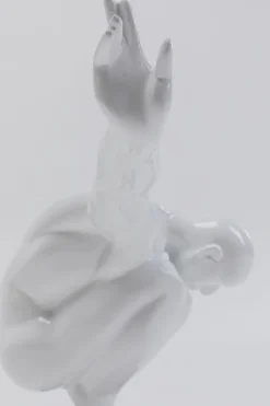 KARE Design Oggetto decorativo Athlet bianco piccolo - KARE></noscript> Statuette Decorative