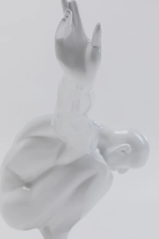 KARE Design Oggetto decorativo Athlet bianco piccolo - KARE> Statuette Decorative