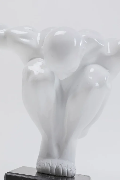 KARE Design Oggetto decorativo Athlet bianco piccolo - KARE> Statuette Decorative