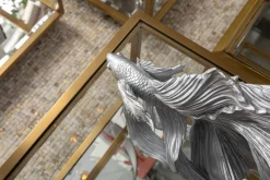 KARE Design Oggetto Decorativo Betta Fish Argento Piccolo - KARE></noscript> Statuette Decorative
