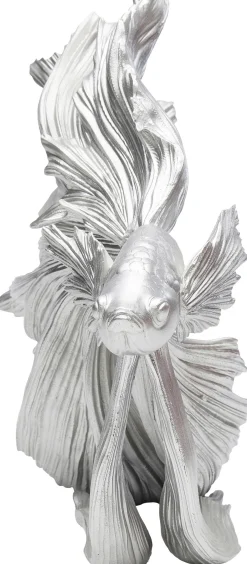 KARE Design Oggetto Decorativo Betta Fish Argento Piccolo - KARE></noscript> Statuette Decorative