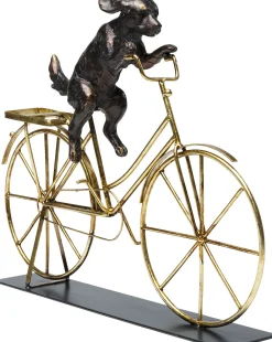 KARE Design Oggetto Decorativo Dog With Bicycle - KARE> Statuette Decorative