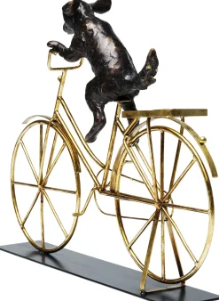 KARE Design Oggetto Decorativo Dog With Bicycle - KARE></noscript> Statuette Decorative