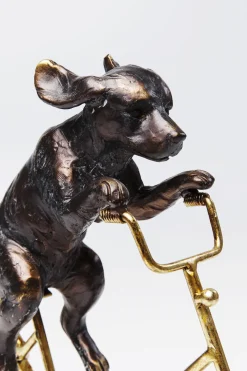 KARE Design Oggetto Decorativo Dog With Bicycle - KARE></noscript> Statuette Decorative