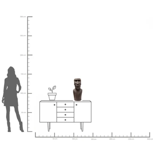 KARE Design Oggetto decorativo Easter Island 59 cm - KARE> Statuette Decorative
