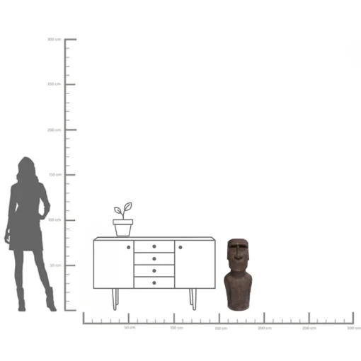 KARE Design Oggetto Decorativo Easter Island 80cm - KARE> Statuette Decorative