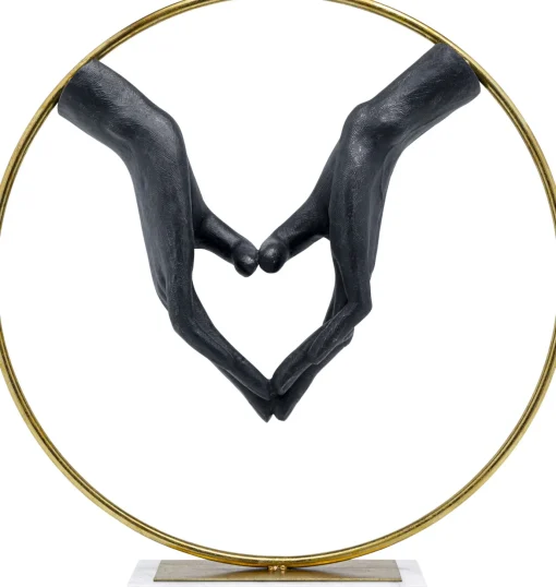 KARE Design Oggetto decorativo Elements Heart Hand 62cm - KARE> Statuette Decorative