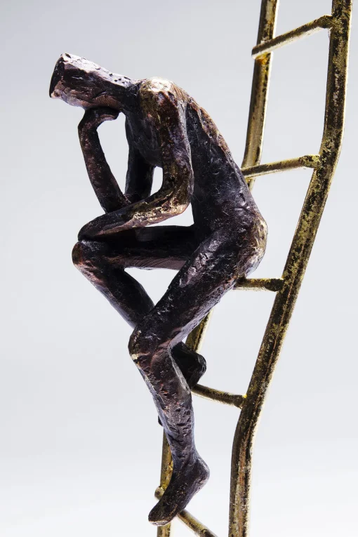 KARE Design OGGETTO DECORATIVO ELEMENTS CLIMBING MAN - KARE> Statuette Decorative