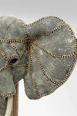 KARE Design Oggetto decorativo Elephant Head Pearls 49 cm - KARE></noscript> Statuette Decorative