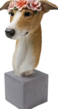 KARE Design Oggetto decorativo Fiori Greyhound 47cm - KARE> Statuette Decorative