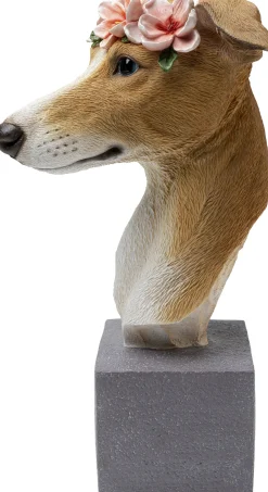 KARE Design Oggetto decorativo Fiori Greyhound 47cm - KARE> Statuette Decorative